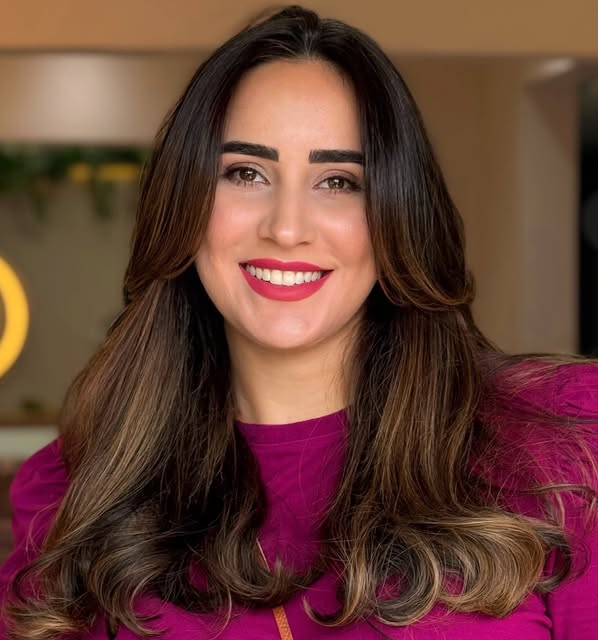 Morena iluminada feita no Salão WGama